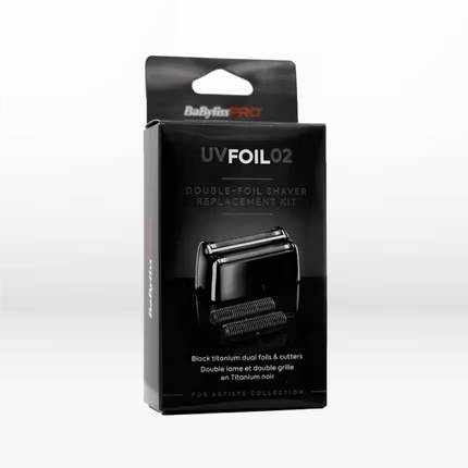 BaByliss PRO 4Artists UV DOUBLE TITANIUM Ersatzfolie FXLRF2E Titanium 40 mm Grau