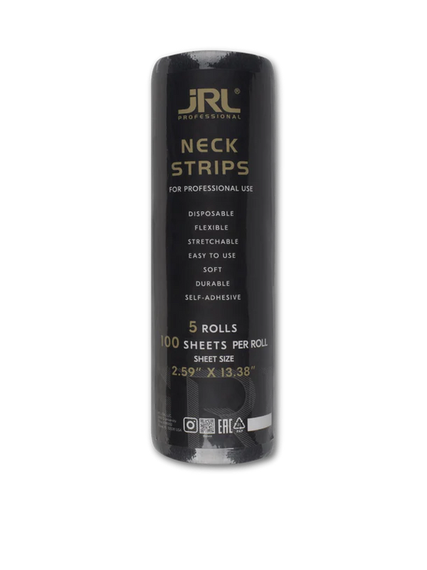 JRL - Halskrause (5 Rollen je 100 Streifen) Schwarz