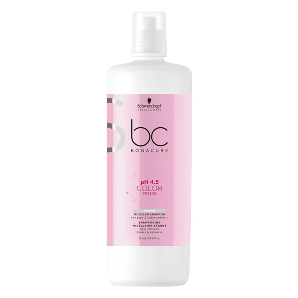 Schwarzkopf BONACURE pH 4.5 Color Freeze Silver Micellar Shampoo 1000 ml