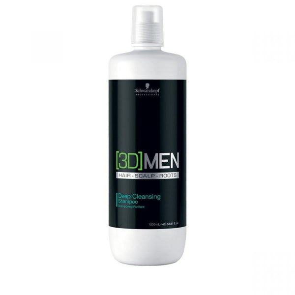 Schwarzkopf Professional 3D Men Deep Cleansing Shampoo 1000ml