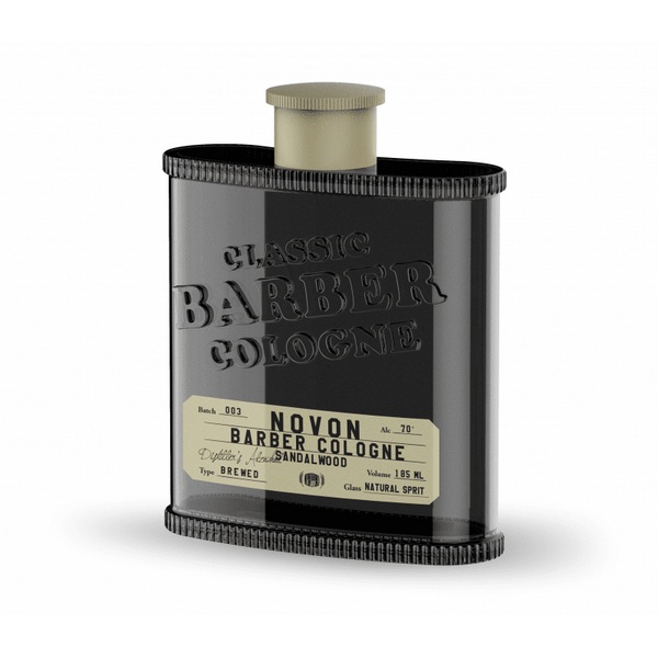 Novon Classic Barber Cologne - Noir - Bois de santal - 185 ml