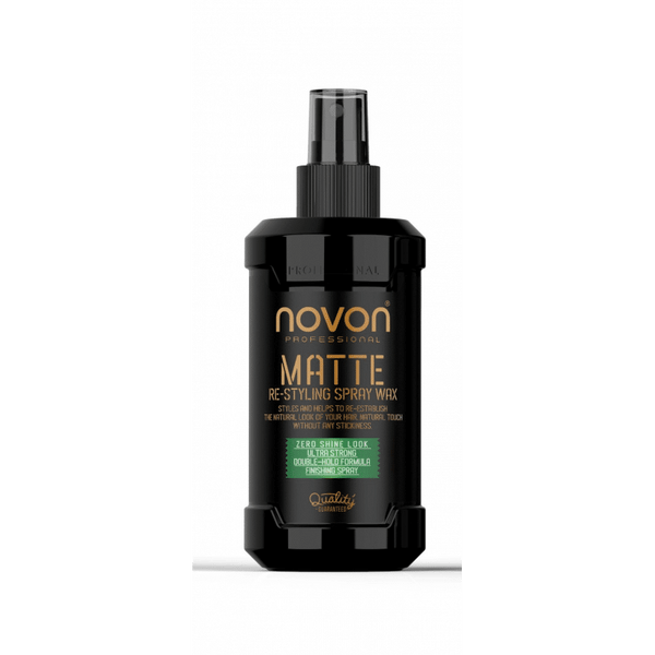 Novon Professional Matte Re-Styling Spray Wax - 200ml